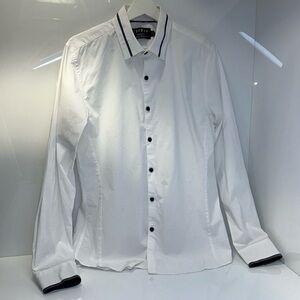 TOPMAN MEN’S LONG SLEEVE SHIRT SIZE L MUSCLE FIT